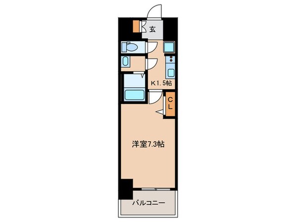 プレサンスジェネ新栄町駅前葵の物件間取画像